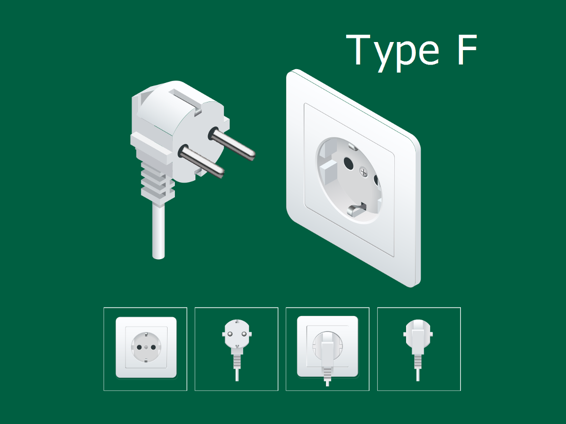 Type F socket and plug